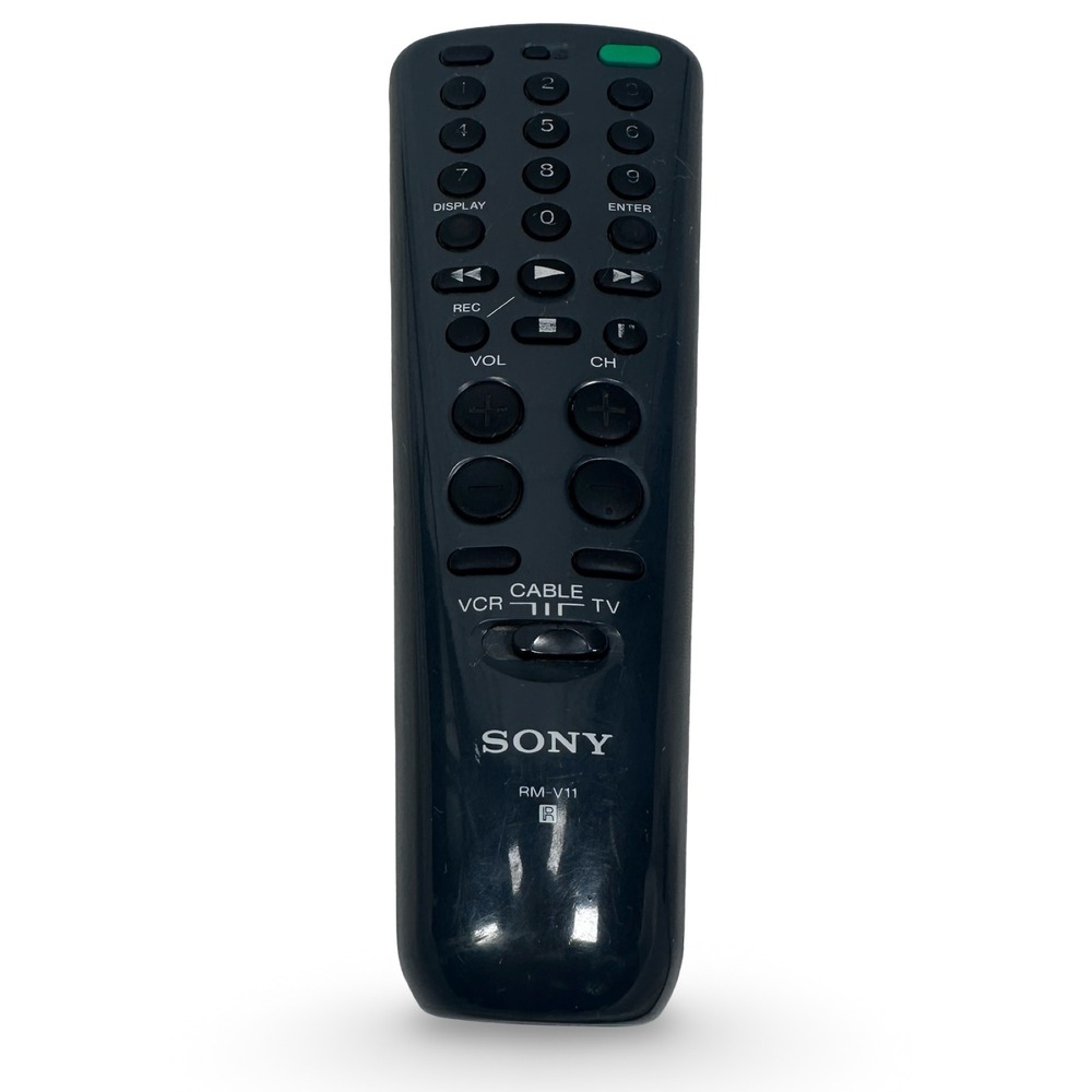 Sony‎ RM-V11 Universal Remote Control TV VCR Cable Gray Replacement Controller